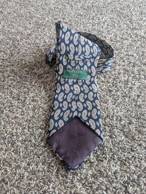 Vintage 100% Silk Charleston The Rack Paisley Tie Italian